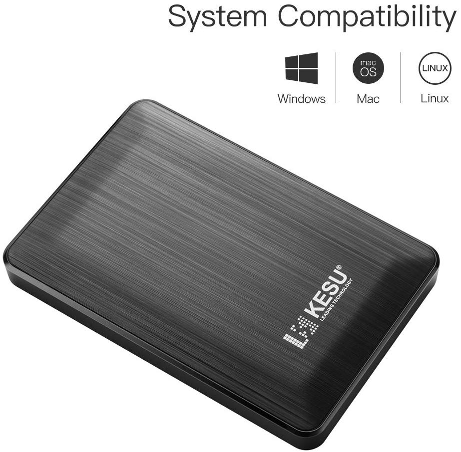 2.5" 500GB Ultra Slim Portable External Hard Drive