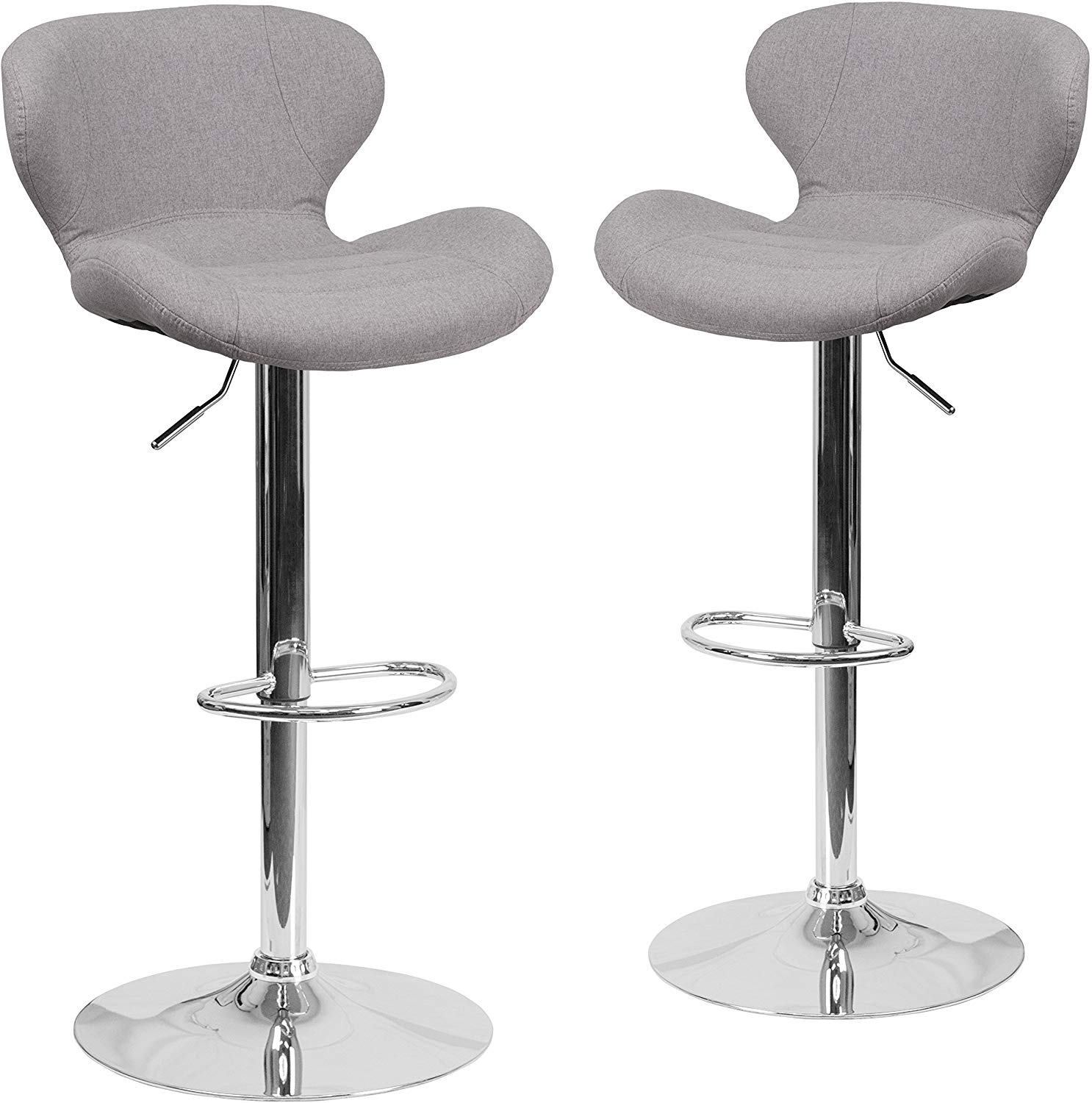 Flash Furniture 2 Pk. Adjustable Height Barstool