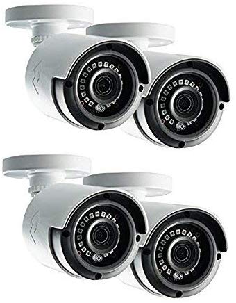 Lorex LAB243B 4MP 2K HD Analog Bullet Security Camera 4-Pack