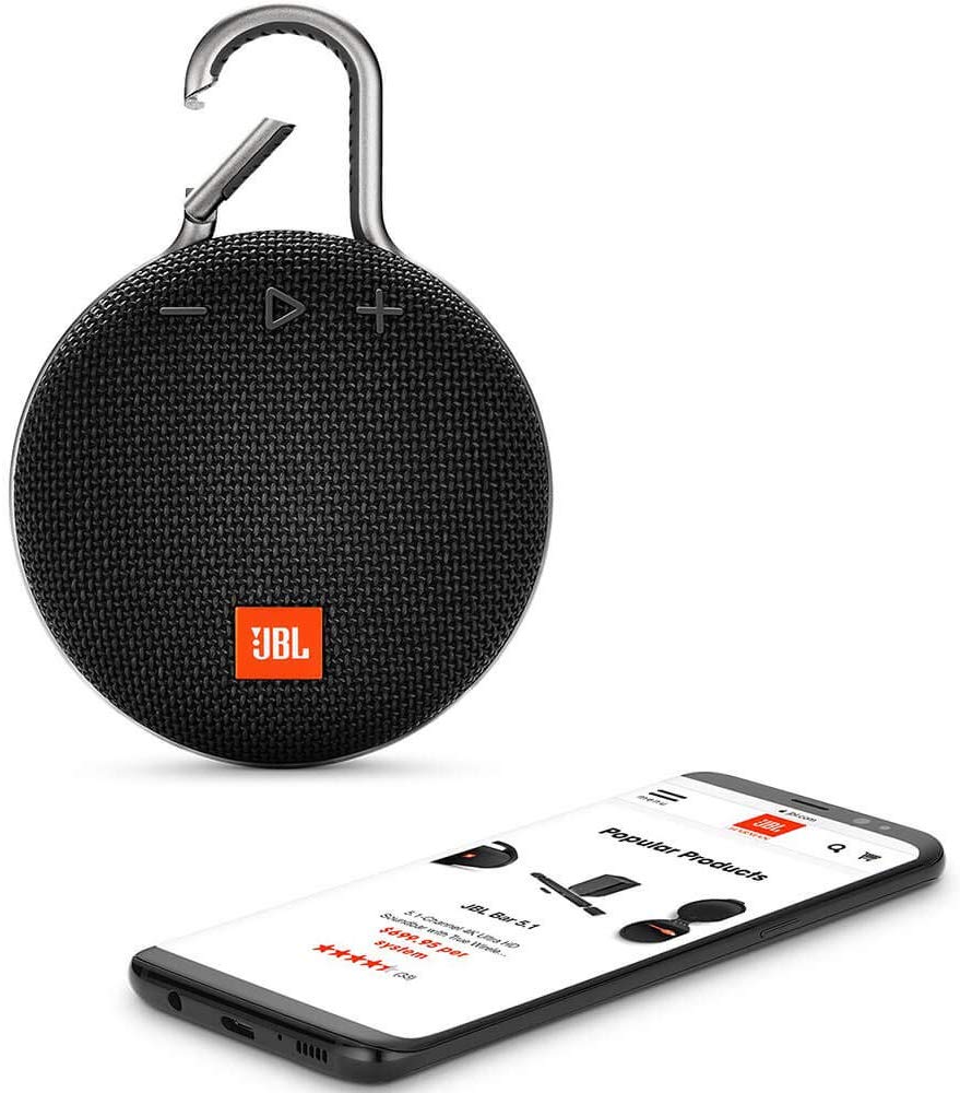 JBL Clip 3 Portable Waterproof Wireless Bluetooth Speakers