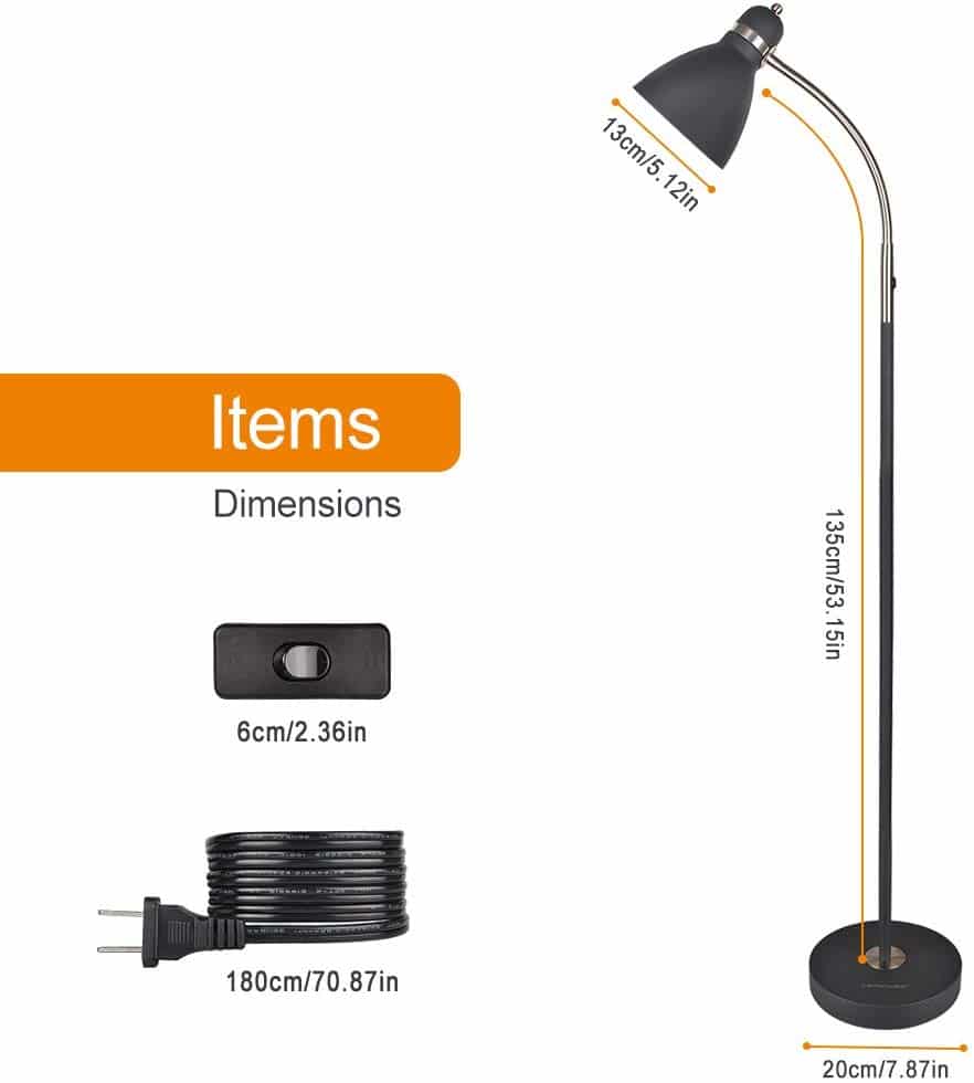 LEPOWER Metal Floor Lamp