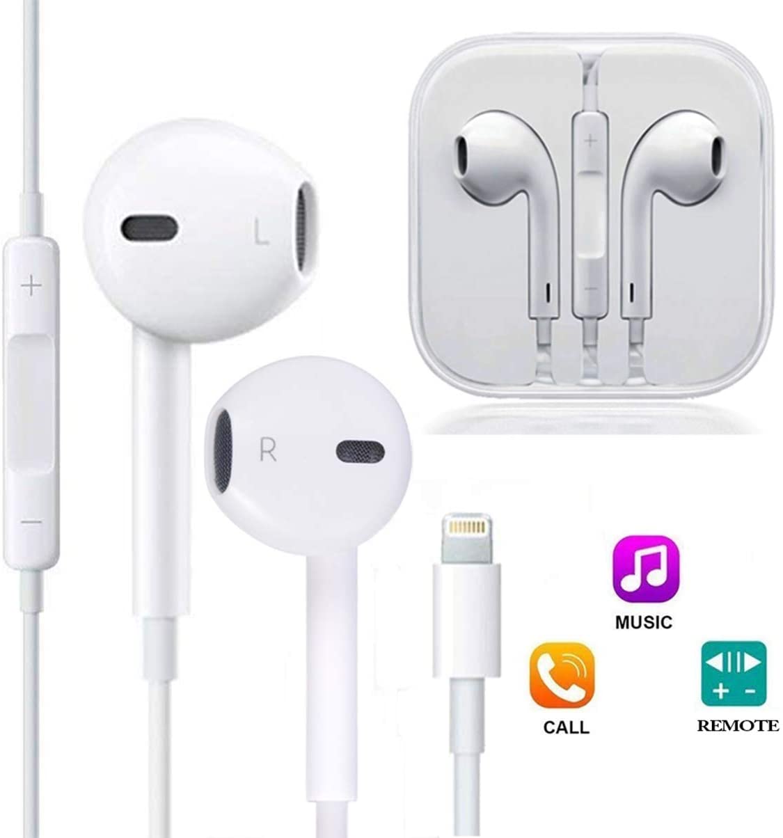 Apple EarPods with Lightning Connector - White