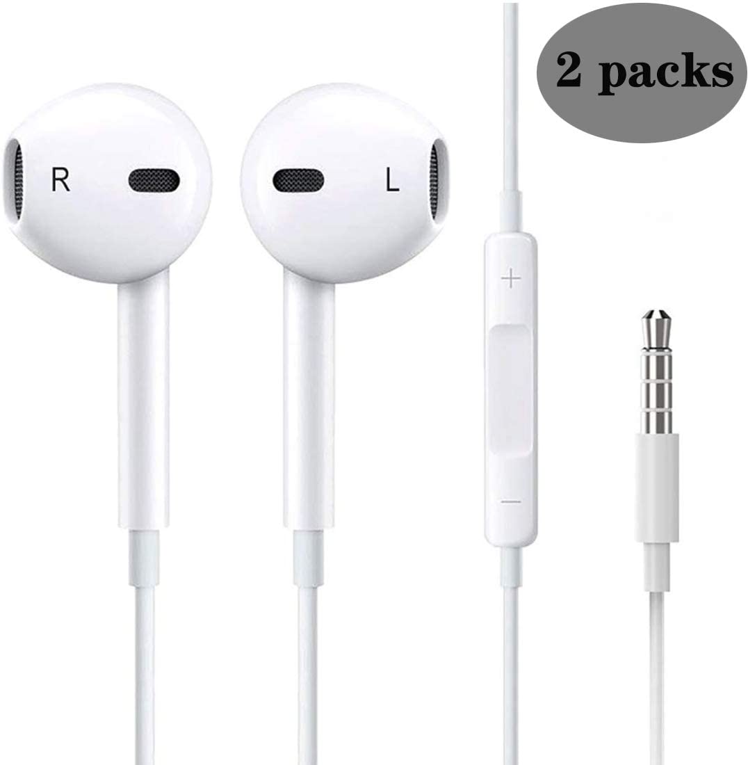Headphones/Earphones/Earbuds, Super Premium in-Ear Wired Earphones with Remote & Mic Compatible for iPhone 6s / Plus / 6 / 5s / se / 5c / MP3