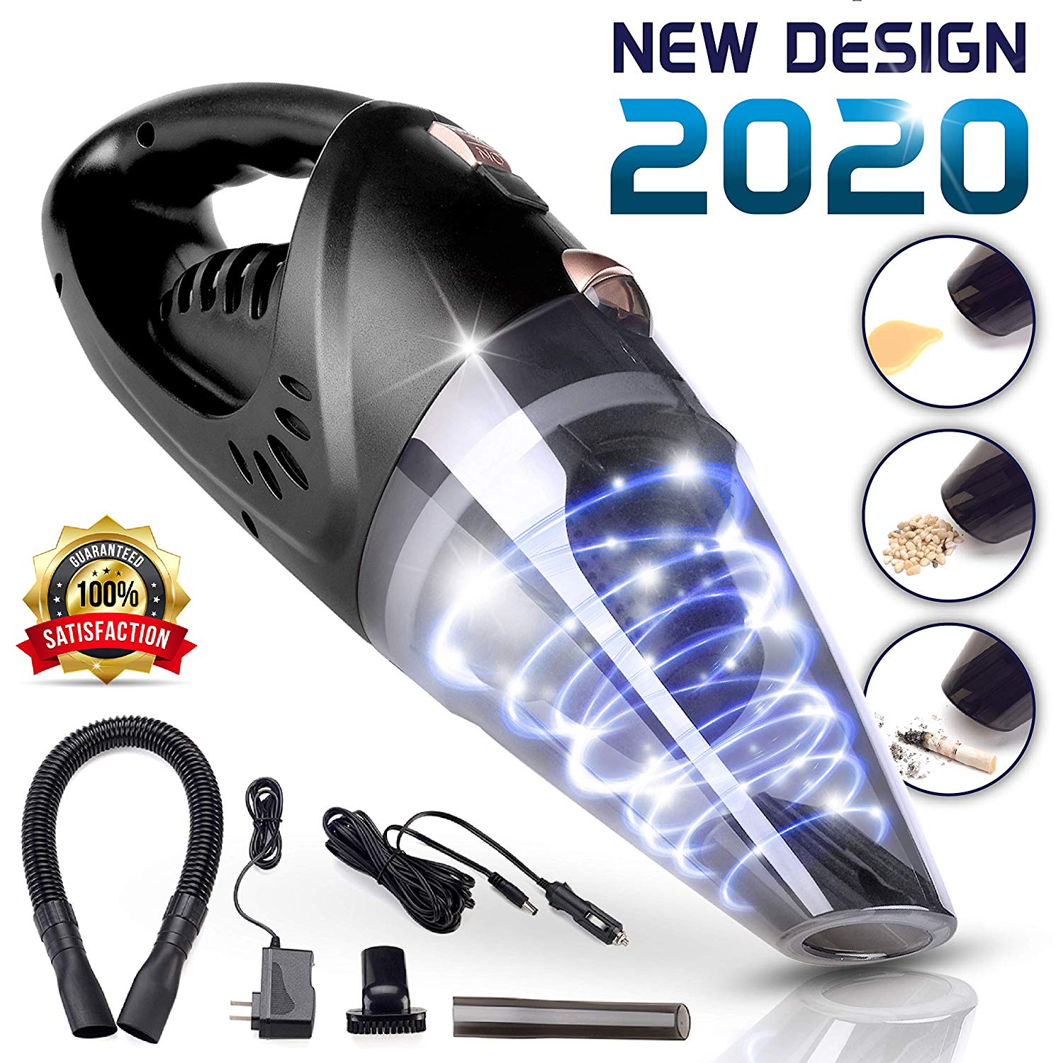 MEG Handheld Car Vacuum Cordless