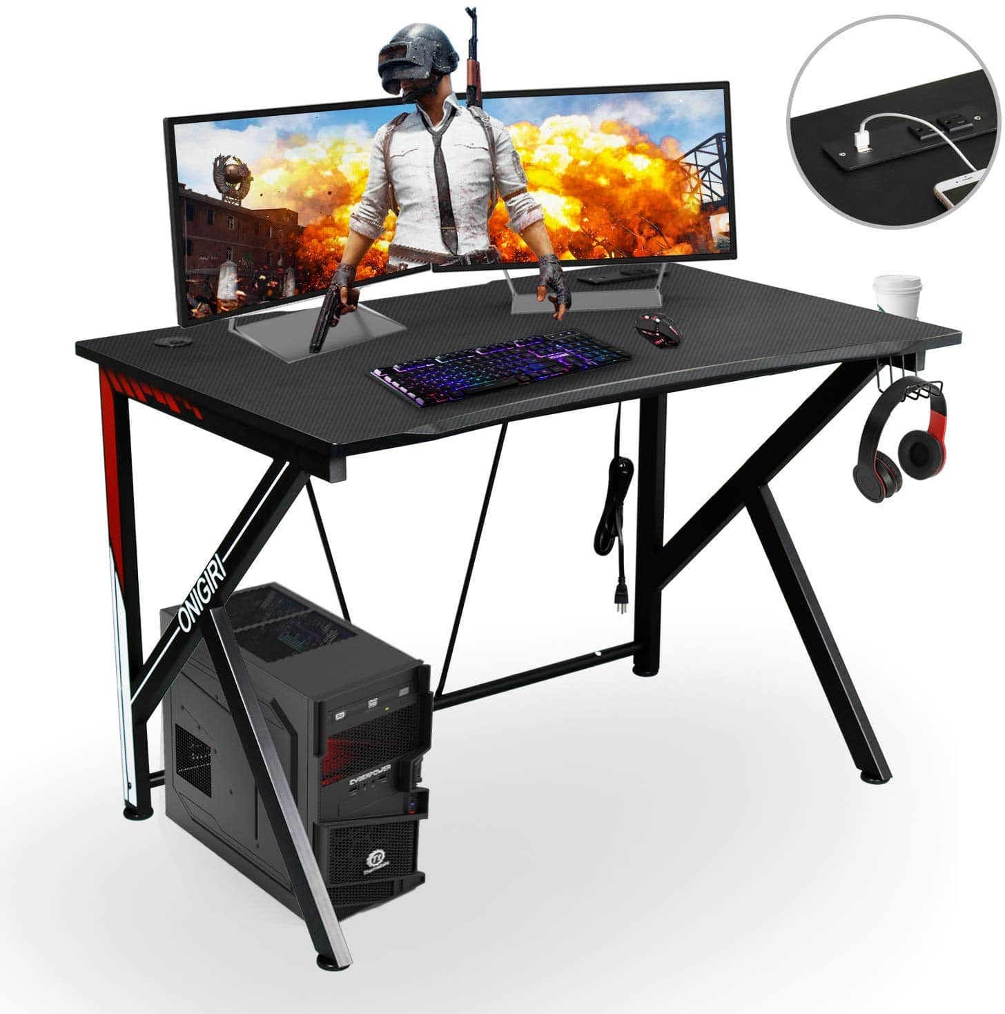 Yigobuy Gaming Desk