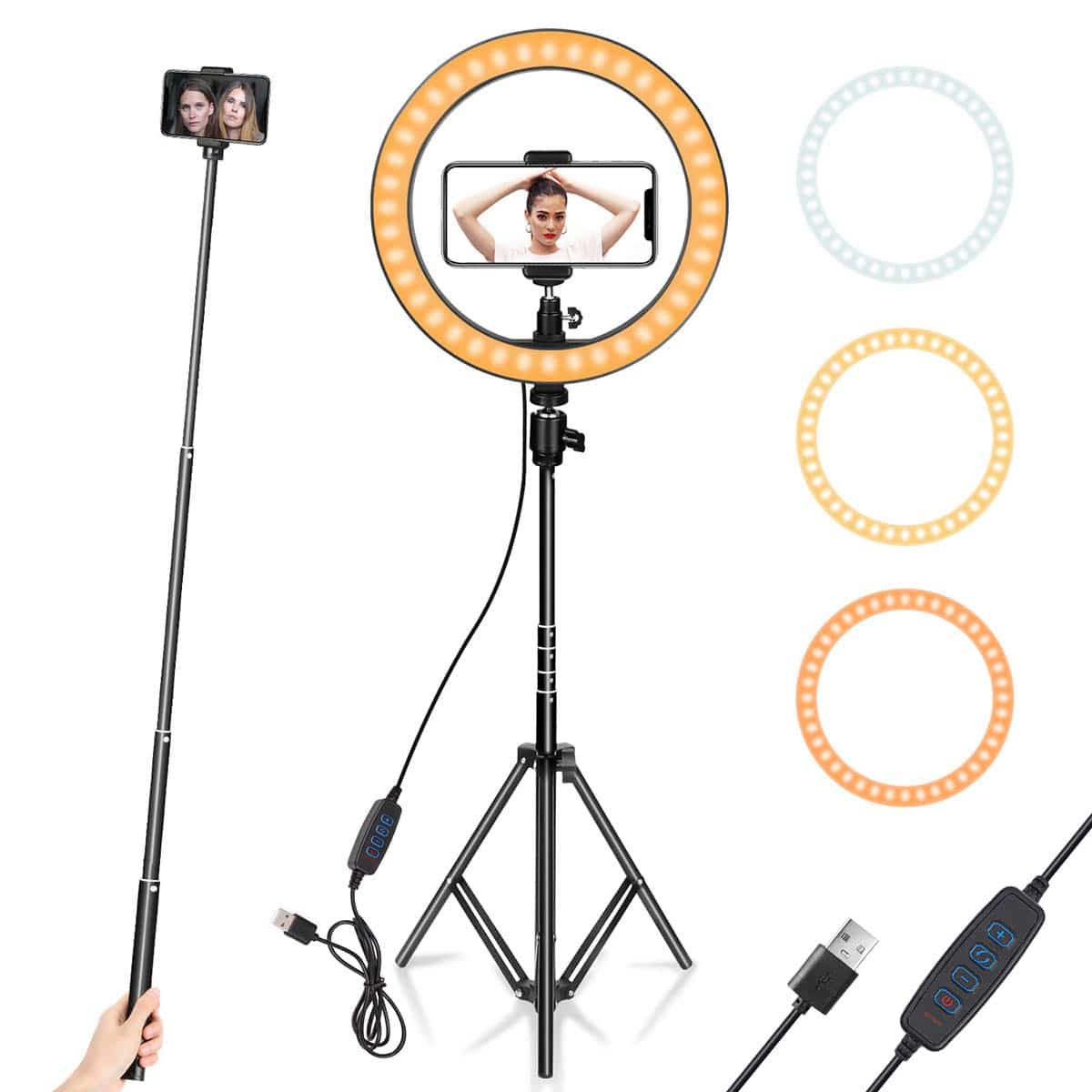 Ring Light 10" with Tripod Stand