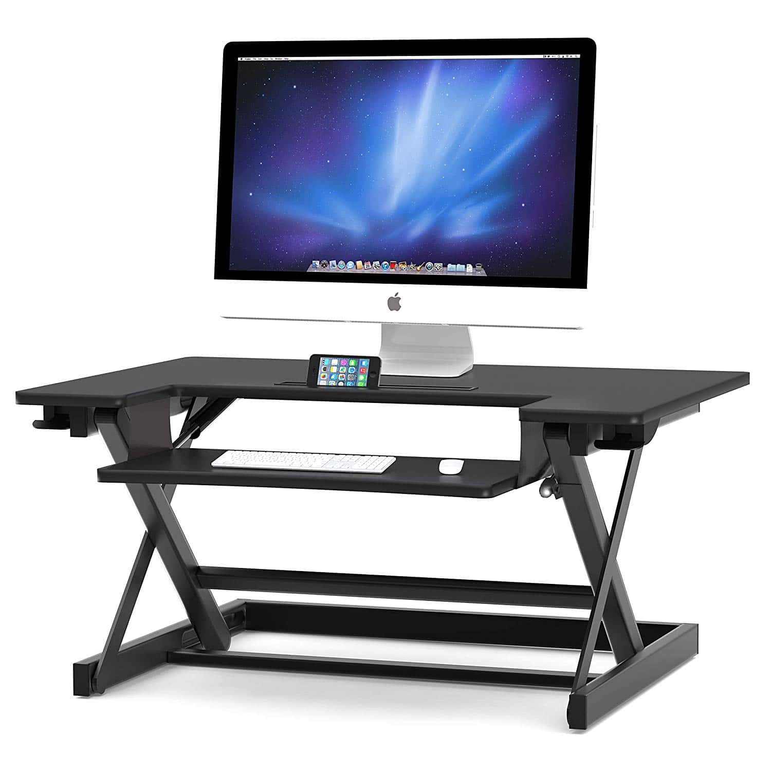 SHW Height Adjustable Sit to Standing Desk