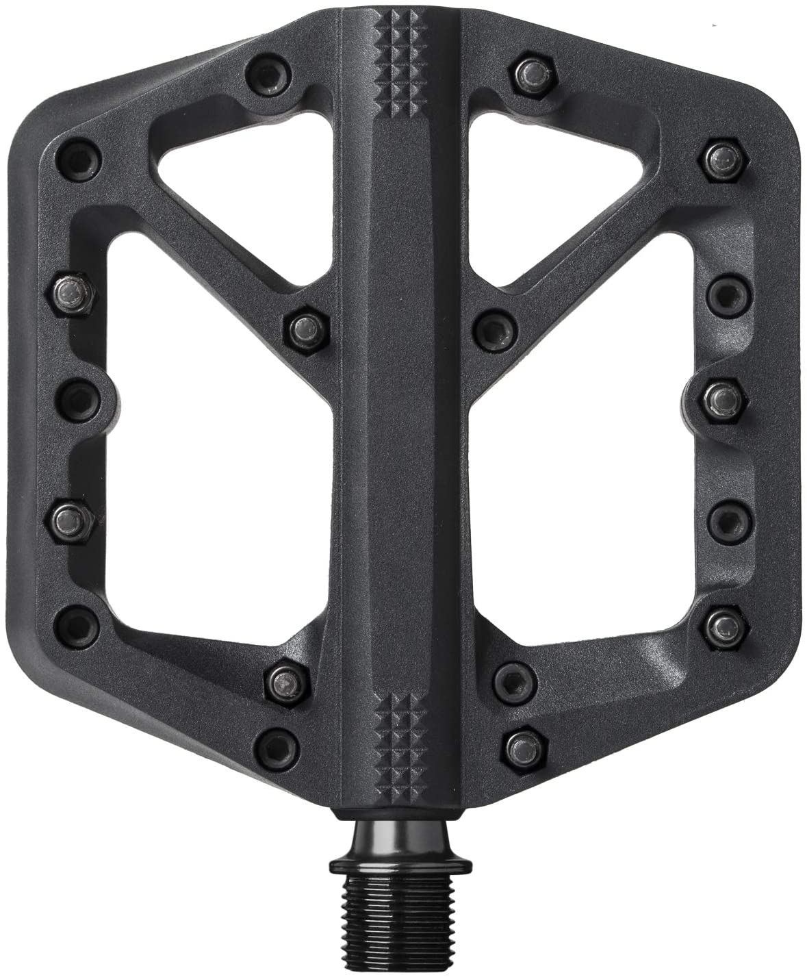 The Crankbrothers Stamp Flat BMX/MTB Bike Pedal - Platform Bicycle Pedal, Minimal Profile, Adjustable Grip