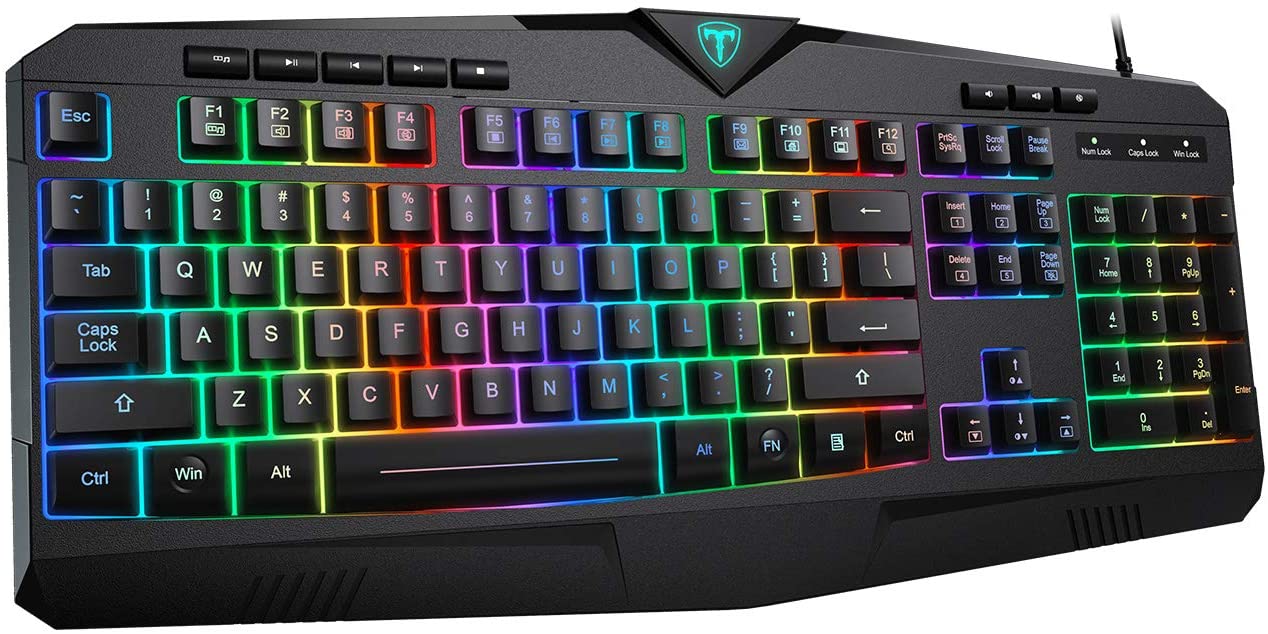 PICKTEK RGB Gaming Keyboard USB Wired Keyboard