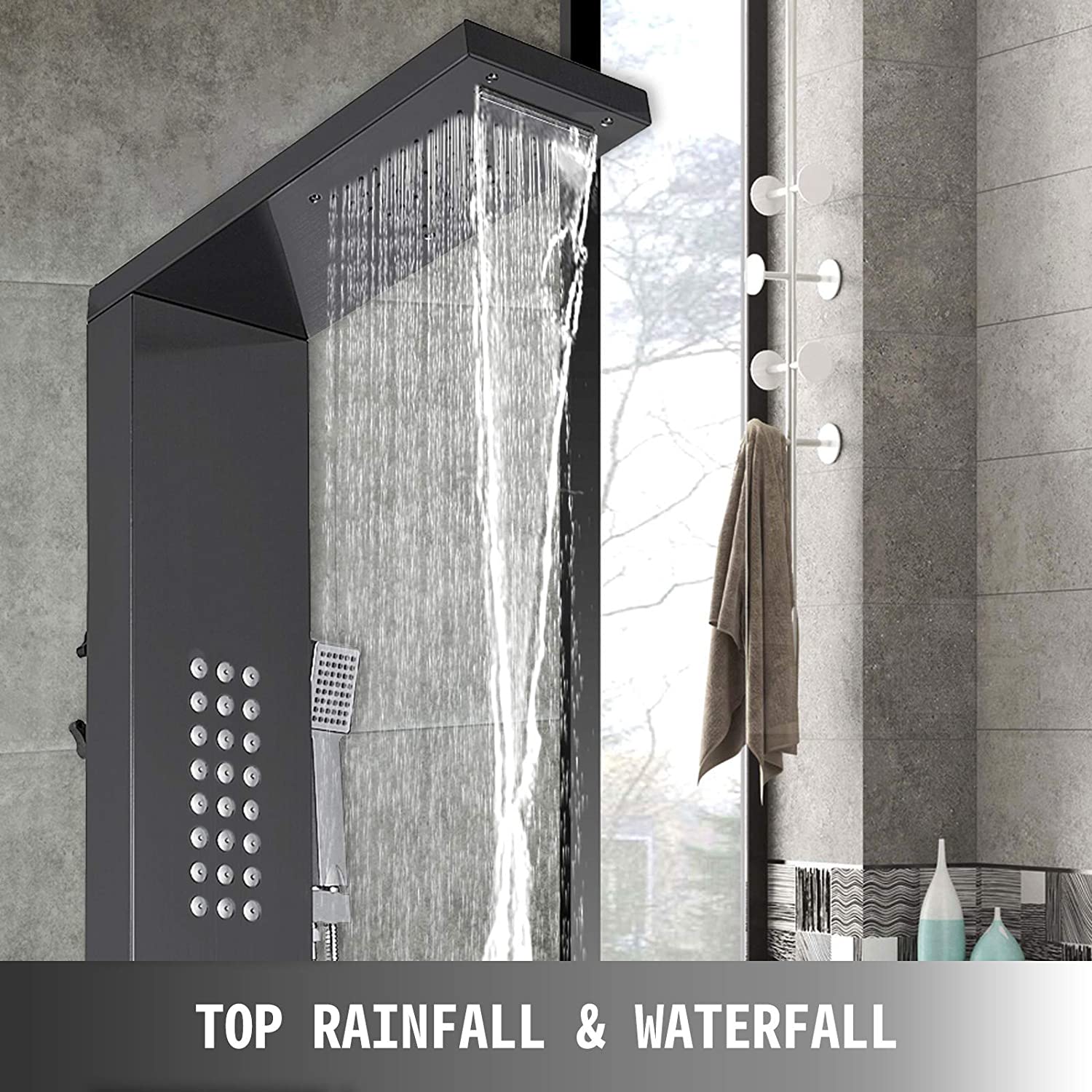 Happybuy Shower Panel Tower System