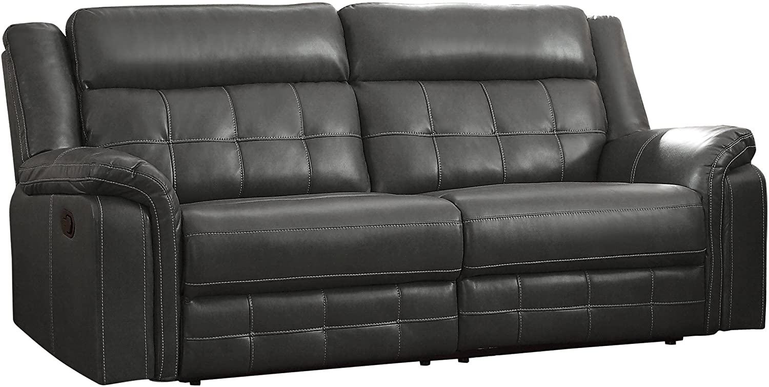 Homelegance Keridge 85 "Leath-Aire Reclining Sofa