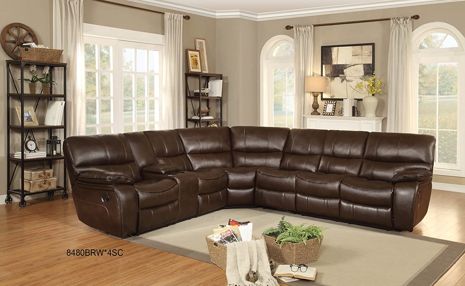 Homelegance Pecos 105" x 95" Sectional Sofa