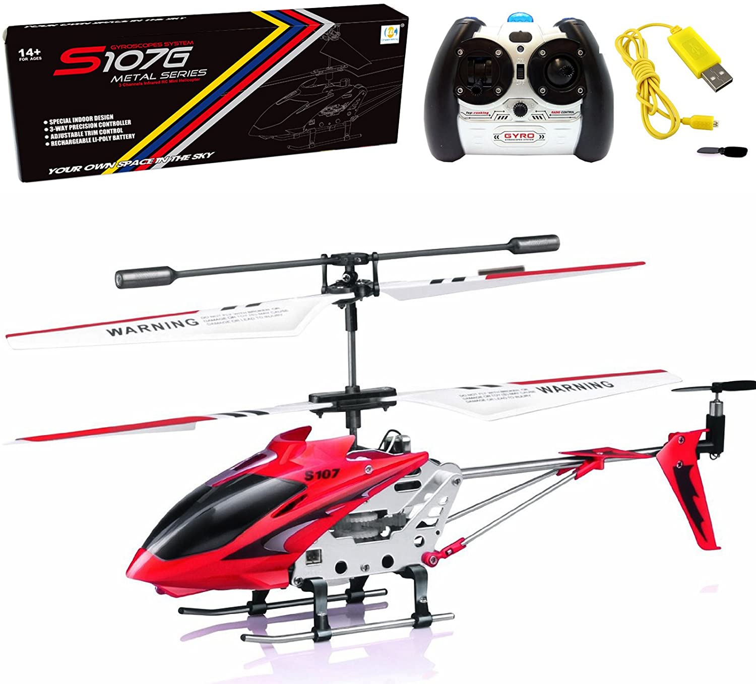 Cheerwing Phantom 3.5 Channel Mini RC Helicopter S107/S107G