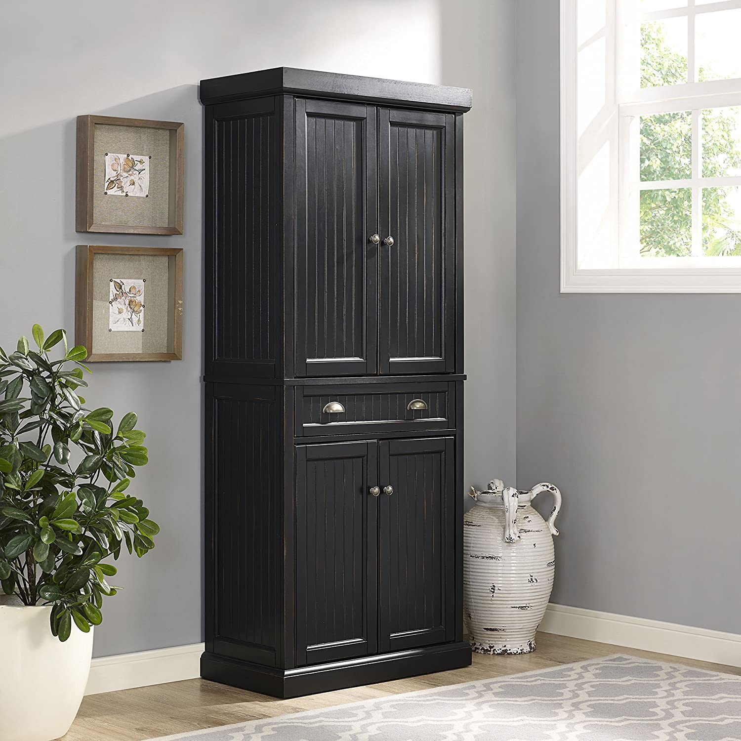 Crosley Furniture Seaside Kitchen Pantry Cabinet