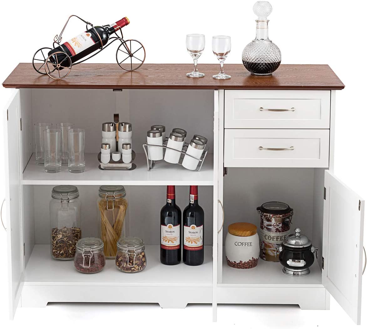 Giantex Buffet Server Sideboard Storage Cabinet