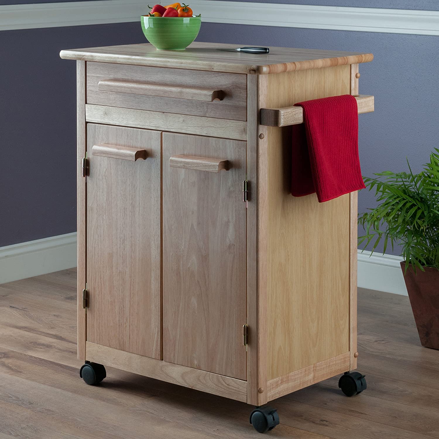 Winsome Wood Single Drawer Kitchen Cabinet