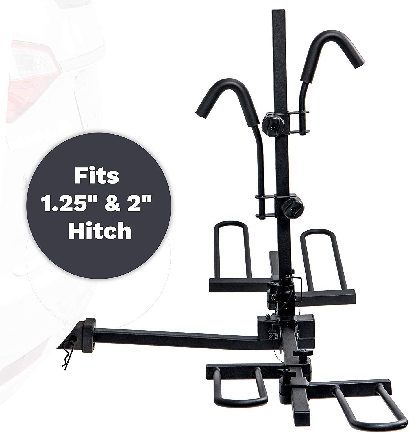 KAC E2 1.25" and 2" Hitch Receiver Mount Bike Rack