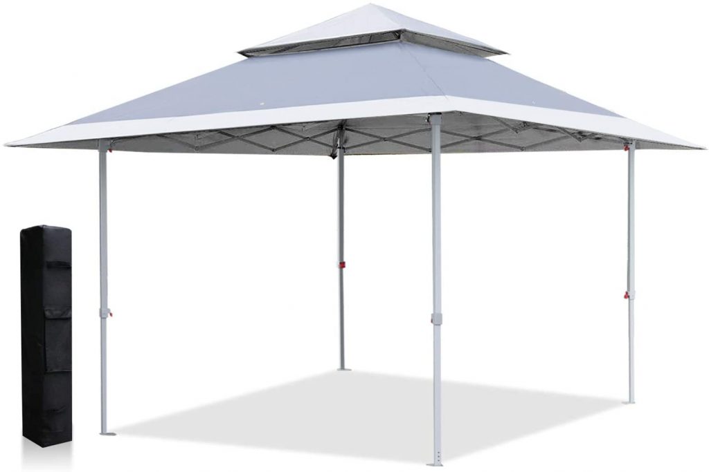 ABCCANOPY 13x13 Canopy Tent Instant Shelter Pop Up Canopy 169 sq.ft Outdoor Sun Shade, Gray