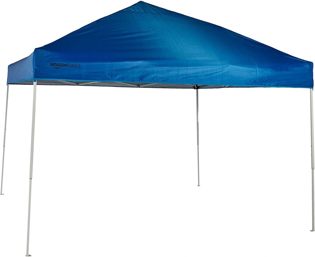 AmazonBasics Pop-Up Canopy Tent - 10' x 10', Blue 