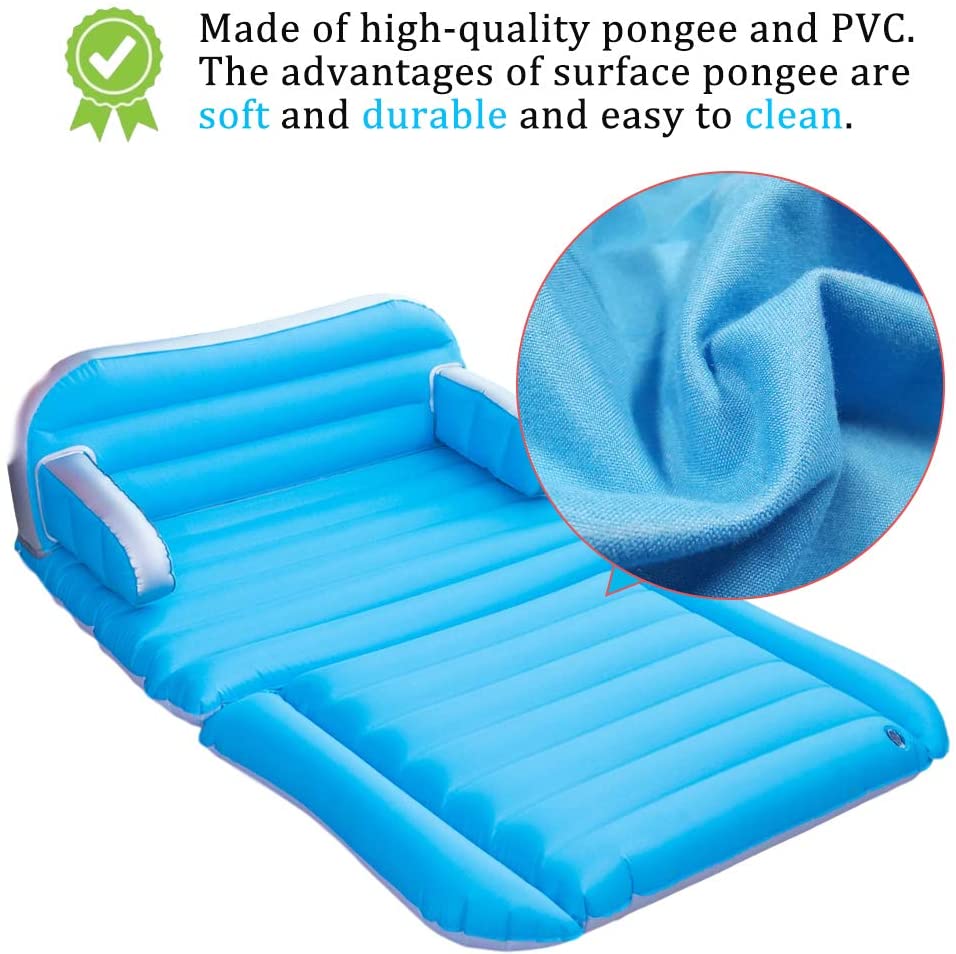 QDH SUV Air mattress Upgraded Double-Sided Thickened Camping Couch Portable with Electric Pump Home Air Sofa Bed