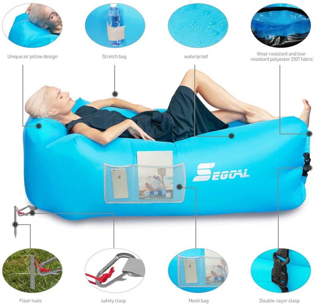 SEGOAL Inflatable Lounger Air Sofa Couch