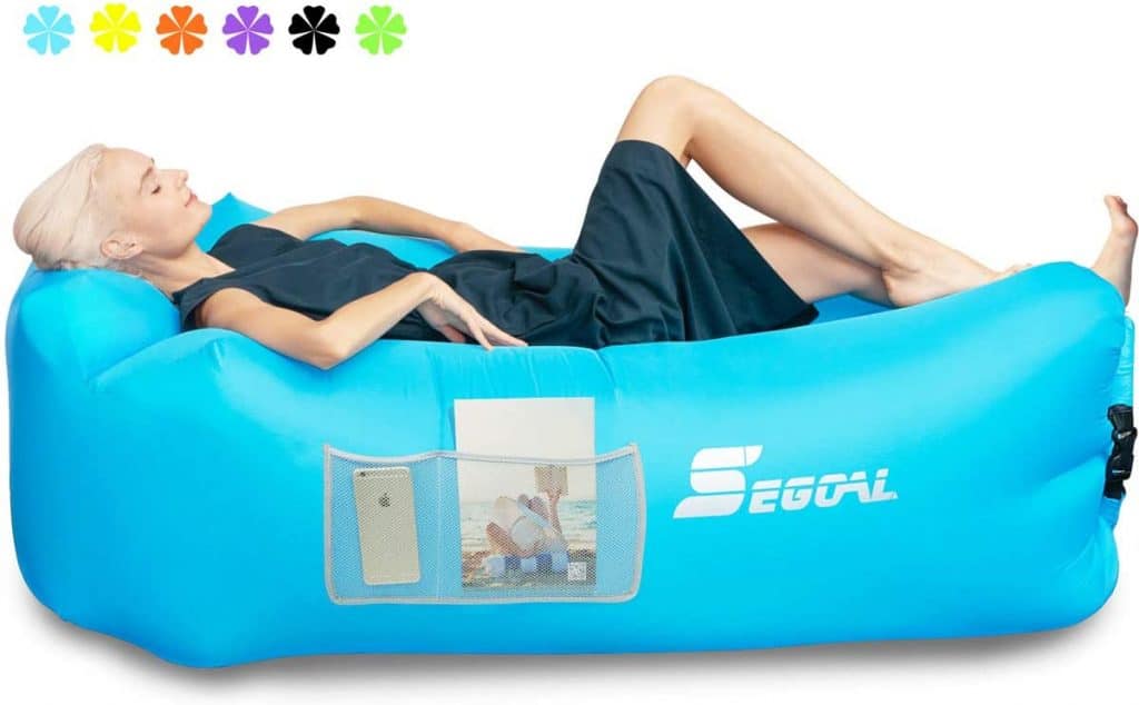 SEGOAL Inflatable Lounger Air Sofa Couch Anti-Air Leaking for Indoor/Outdoor, Camping, Traveling, Couch for Picnic Backyard Lakeside