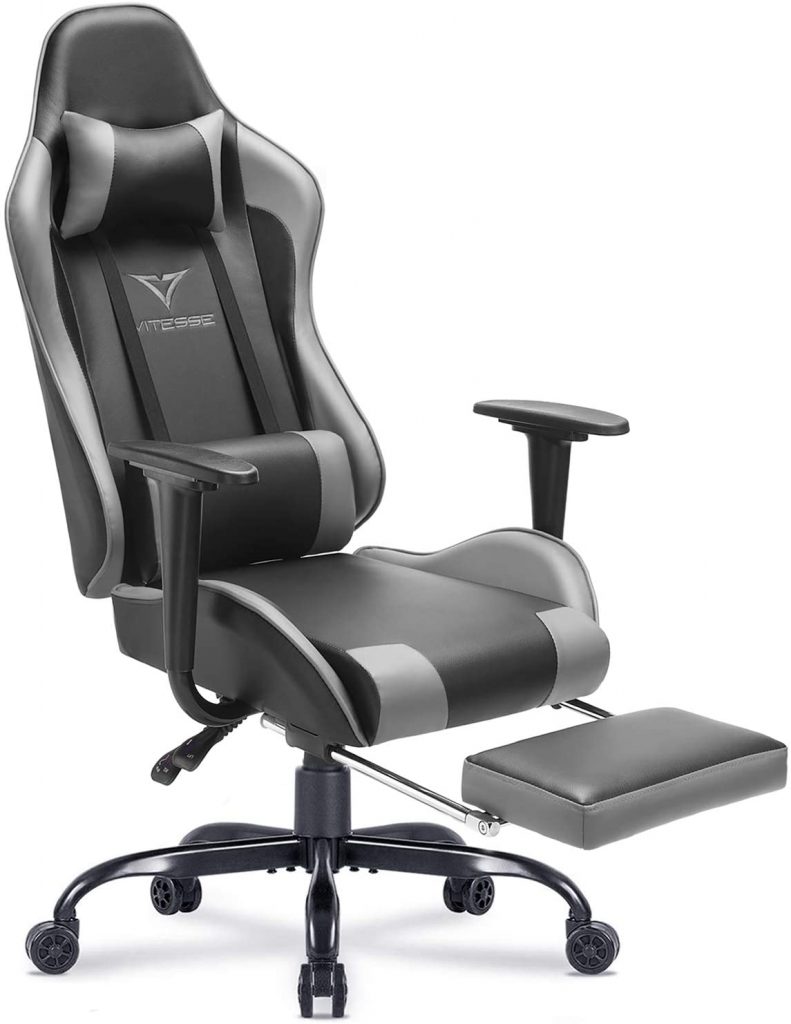 Vitesse Gaming Chair with Footrest