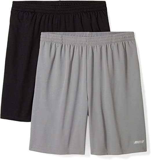 Amazon Essentials Men’s 2-Pack Loose-Fit Performance Shorts