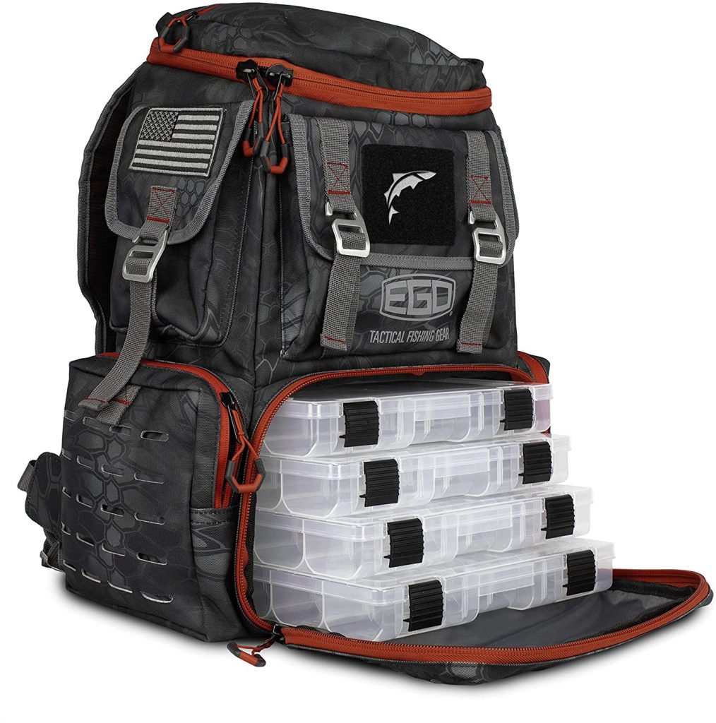 EGO Kryptek Tackle Box Storage Bag Backpack