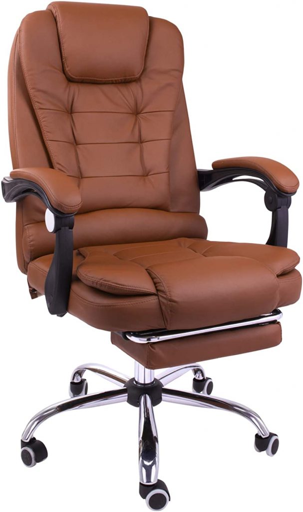 Halter Reclining Leather Office Chair