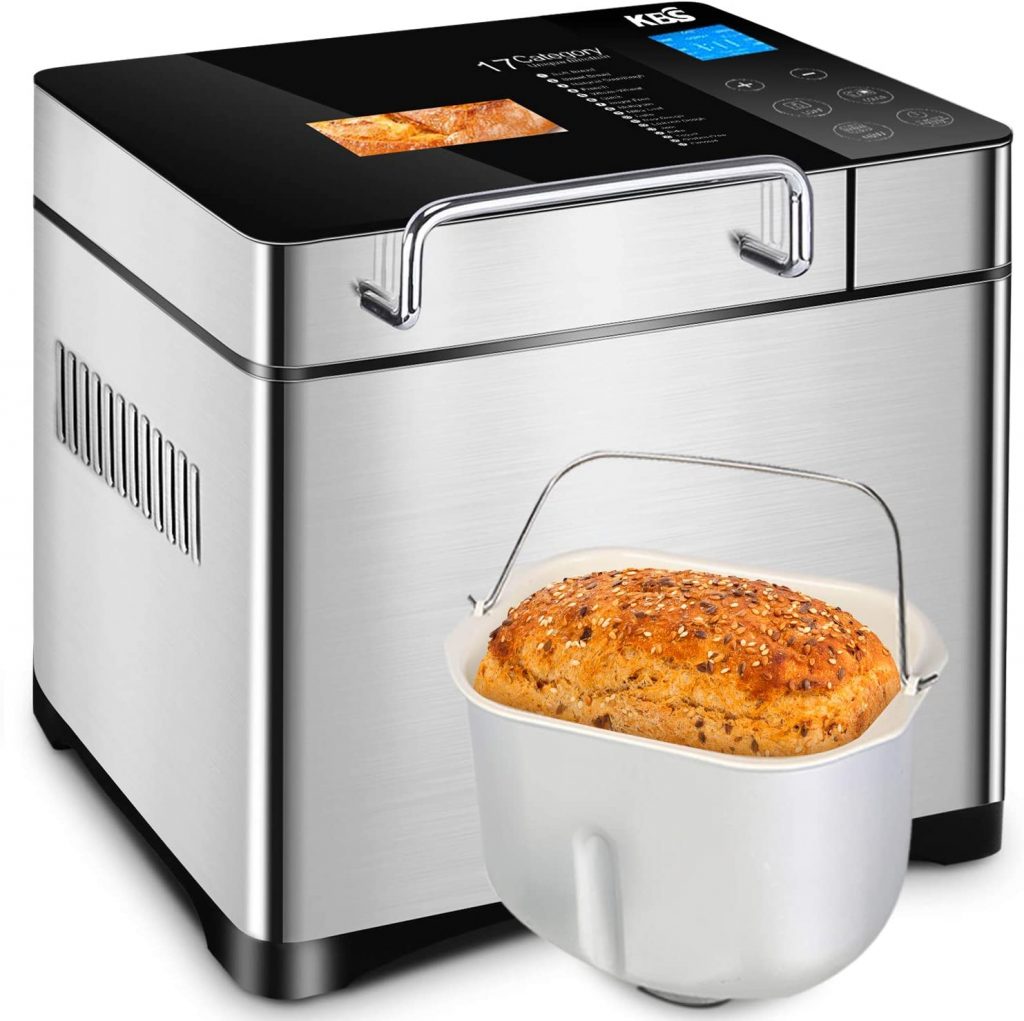 KBS 710W Bread Maker with Auto Fruit Nut Dispenser