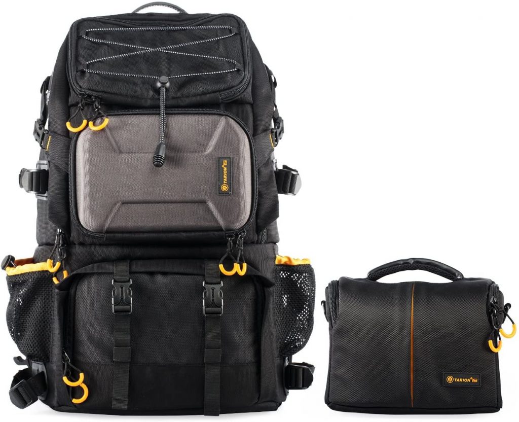 TARION Pro 2 Bags in 1 Camera Backpack