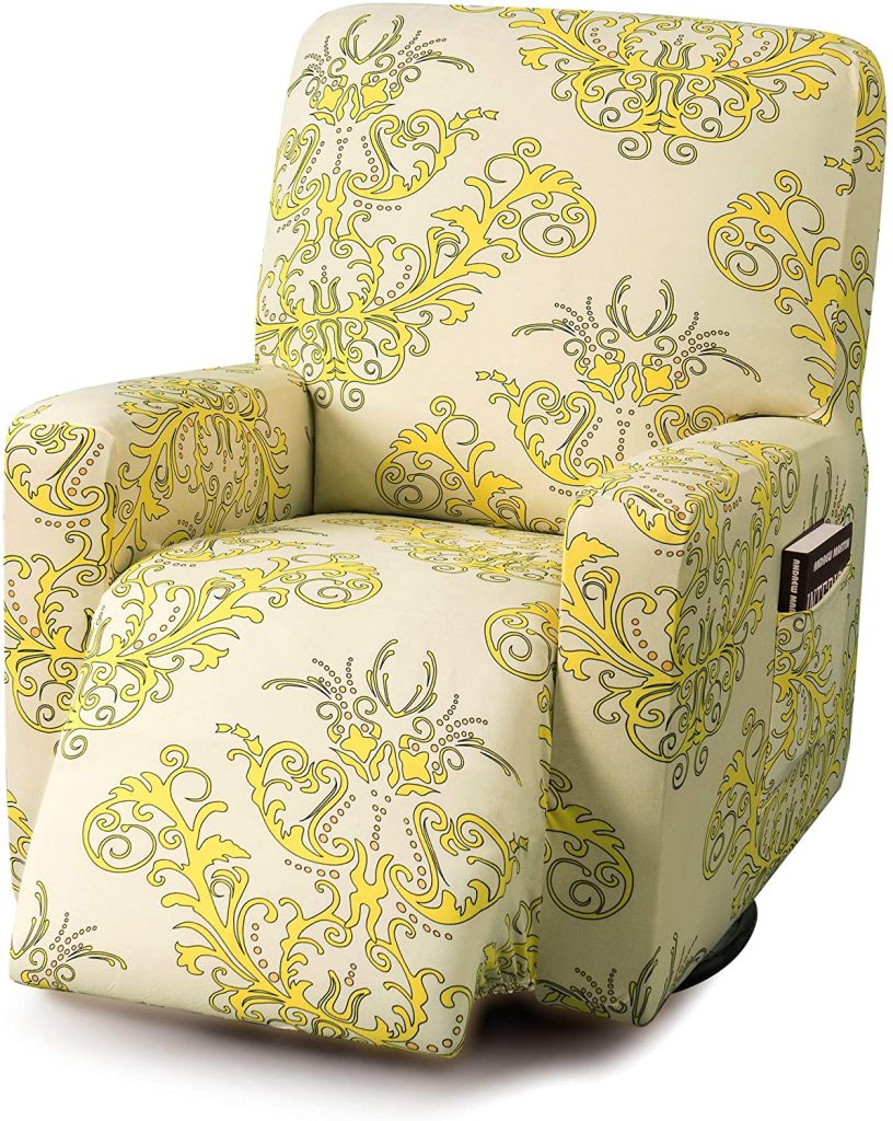 TIKAMI Recliner Slipcovers Stretch Printed Chair Covers