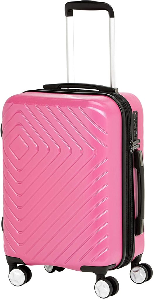 Amazon Basics Geometric Travel Luggage Expandable Suitcase Spinner