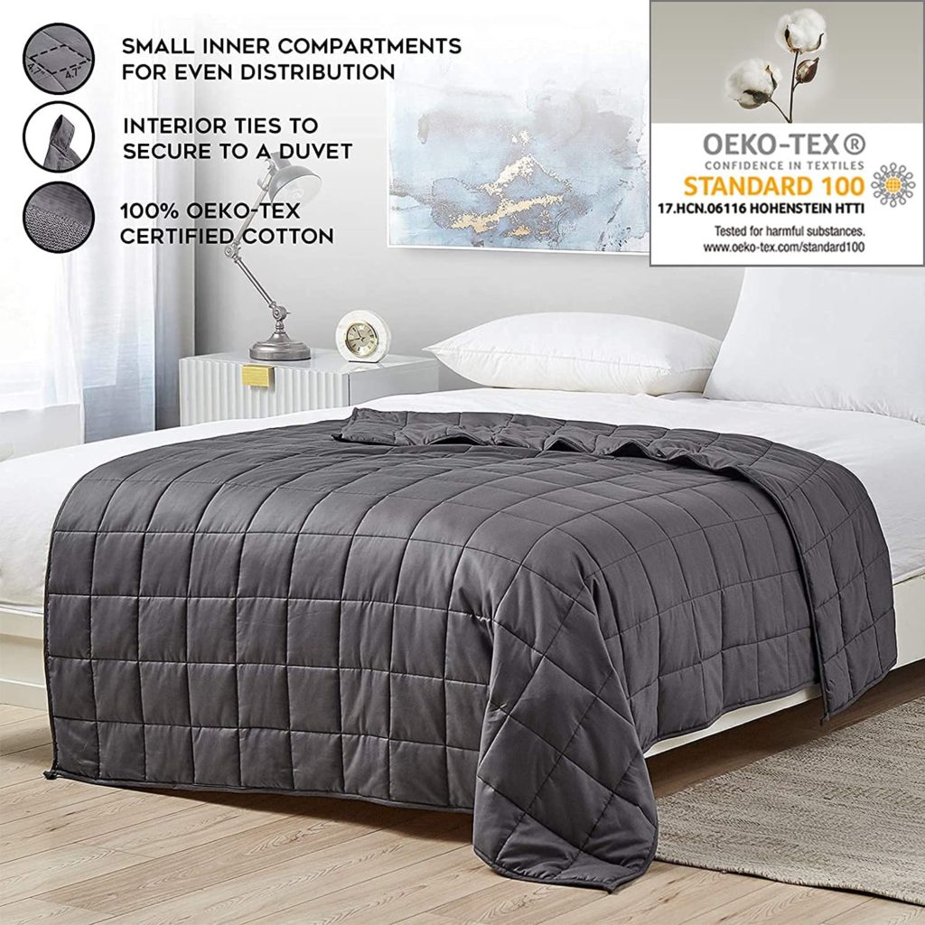 YnM Weighted Blanket — Heavy 100% Oeko-Tex Certified Cotton Material