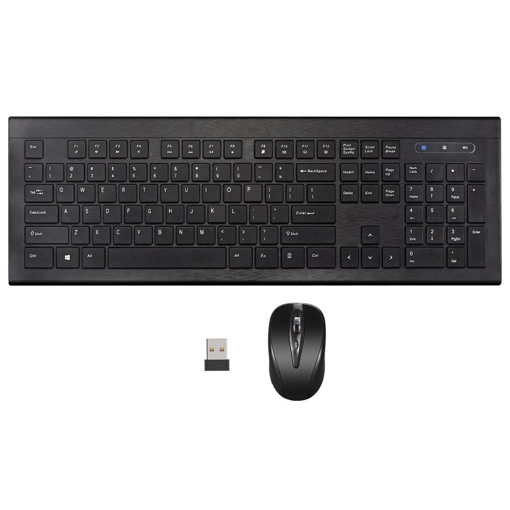 Atmoko Wireless Keyboard and Mouse Combo