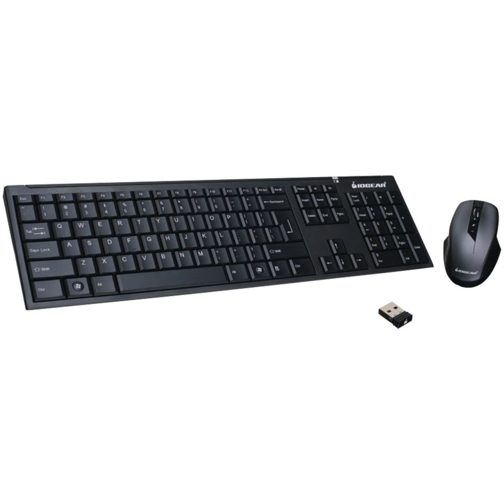 IOGEAR Long Range 2.4 GHz Wireless Keyboard and Mouse