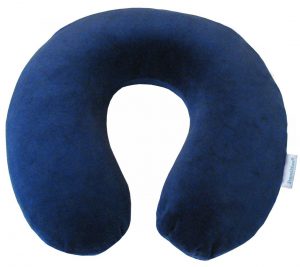 #4. TravelMate Memory Foam Travel Neck Pillow ( Dark Blue)