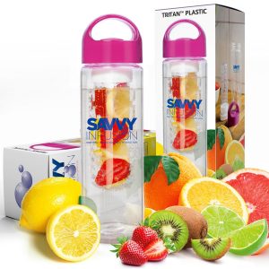 #1. Savvy Infusion Water Bottle