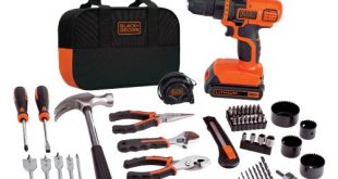 4. BLACK+DECKER LDX120PK Home Repair Kit