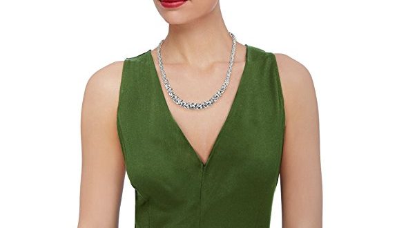 Spring Ring Clasp 925 Sterling Silver Italian 1.5mm Magic Round Wheat Chain Crafted Necklace Thin Lightweight Strong 14 Inches