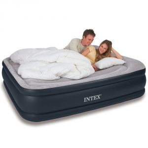 Intex Deluxe Pillow Rest Raised Comfort Queen