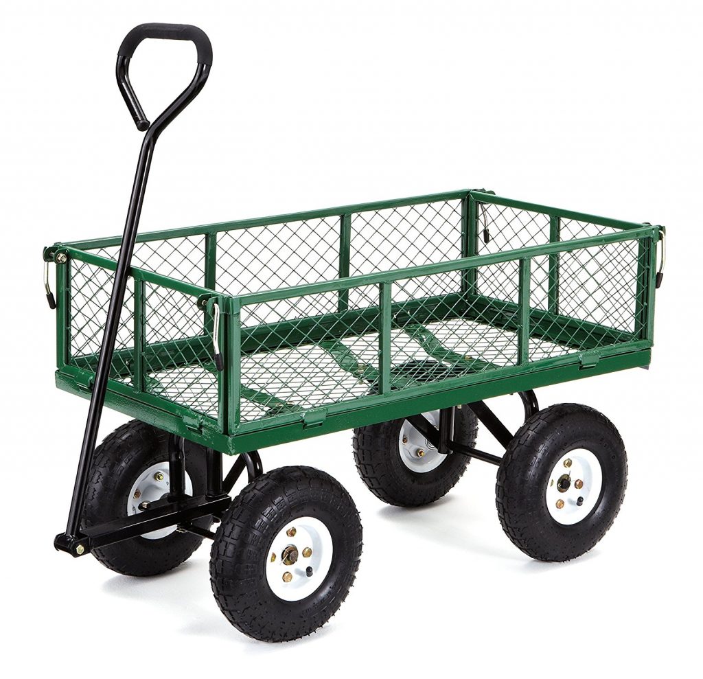 Gorilla Carts Steel Garden Cart