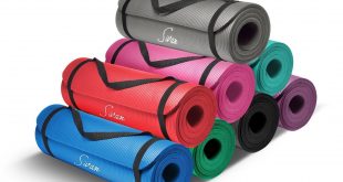 Sivan Health and Fitness Extra Thick NBR Comfort Yoga Mat