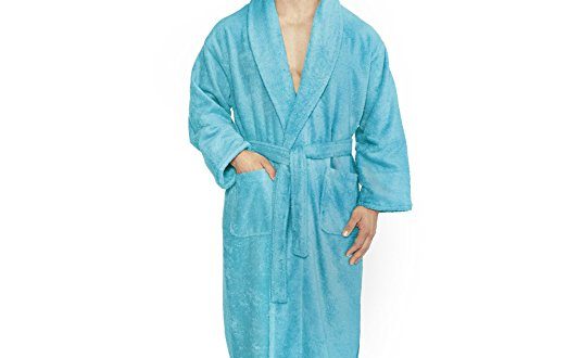 Texere Men/’s Luxury Terry Cloth Bathrobe EcoComfort