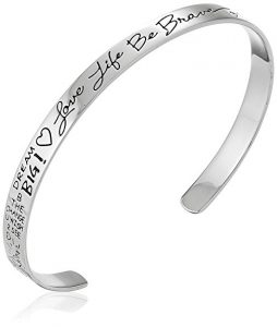  Sterling Silver "Love Life Be Brave'