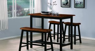 Crown Mark Tyler 4-Piece Counter Height Table Set