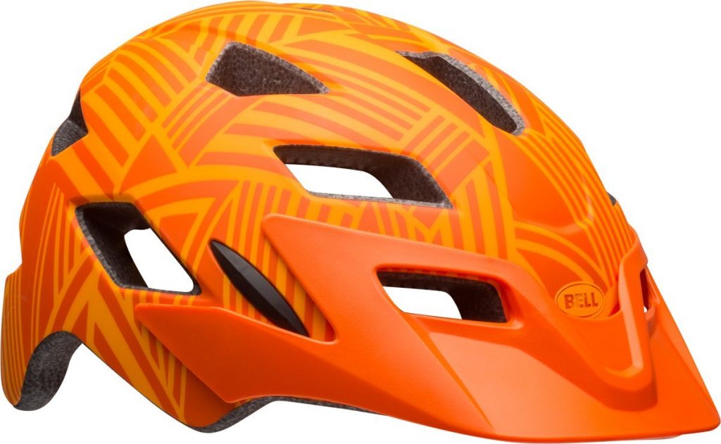 Bell Side Track Orange Bike Helmet for Kids