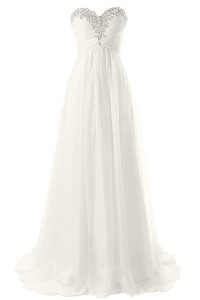 Chiffon Bridal Gown Strapless Simple Beach Wedding Dress form JAEDEN