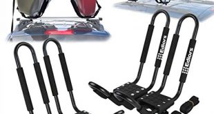 Ediors 2 Pairs Universal J-Bar Kayak Roof Rack